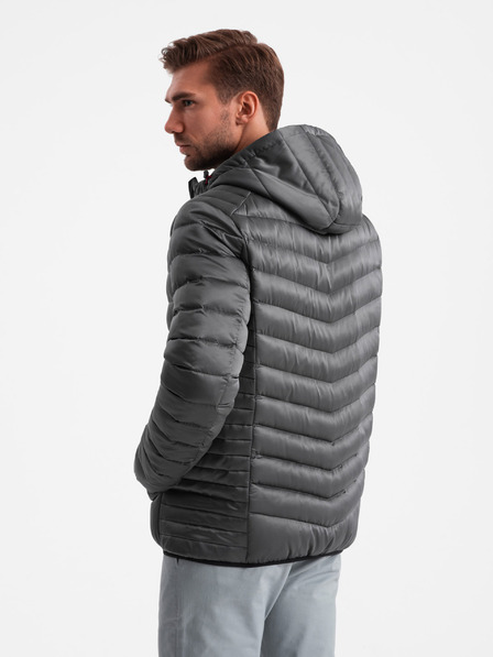 Ombre Clothing Könnyen szigetelt férfi steppelt kabát Ombre ruházat