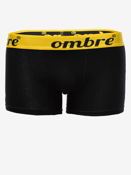Ombre Clothing Fekete férfi boxeralsó - 7 csomag Ombre Clothing U157 Férfi boxeralsó - 7 csomag Ombre Clothing U157