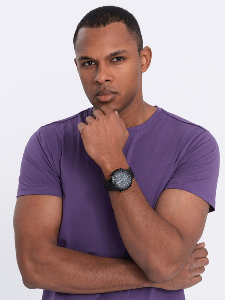 Ombre Clothing Férfi klasszikus pamut BASIC póló Ombre ruházat