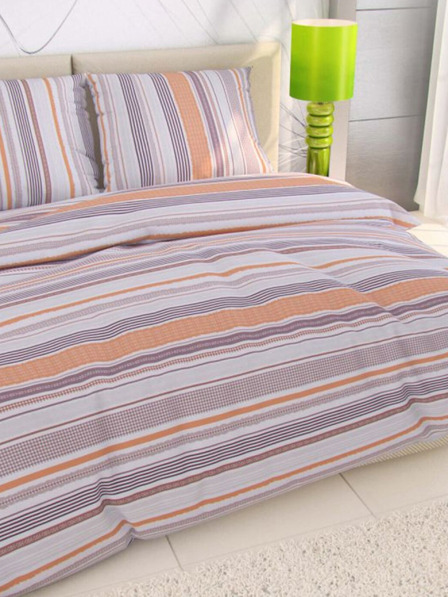 Kvalitex Bővített pamut kiságyneműhuzat 140x220, 70x90cm VENTA bézs