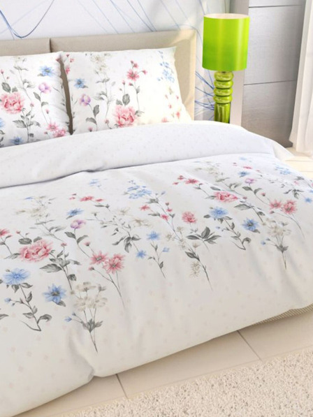 Kvalitex Klasszikus pamut ágynemű DELUX 140x200, 70x90cm LOUKA pink