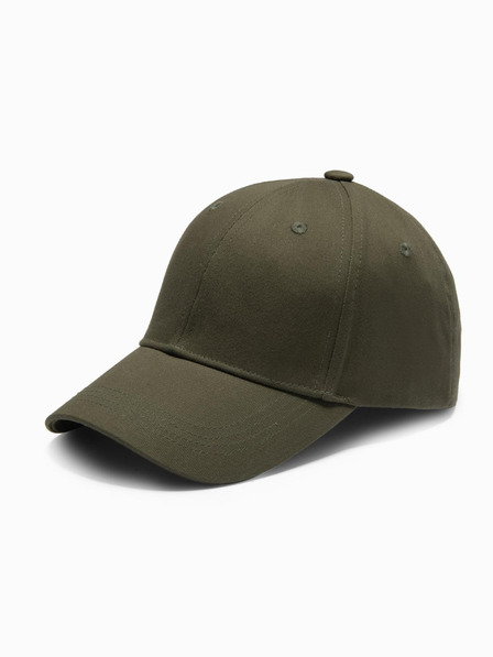 Ombre Clothing Férfi egyszínű sapka khaki Ombre ruházat