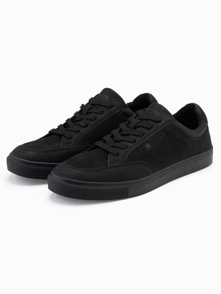 Ombre Clothing Férfi monokróm streetwear stílusú cipő fekete Ombre Ruházat