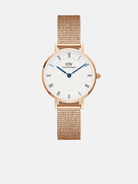 Daniel Wellington Rózsaarany-ezüst Daniel Wellington mesh Petite Melrose női óra