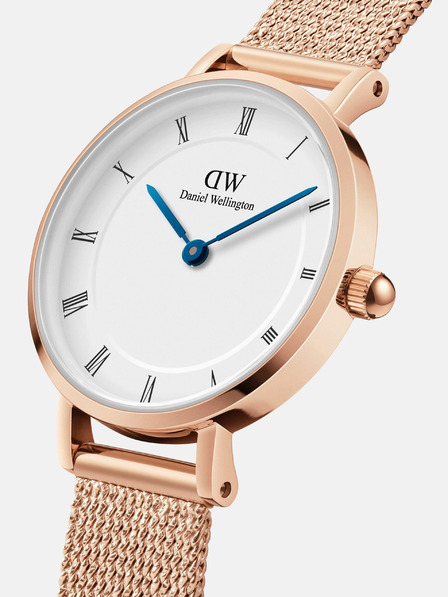 Daniel Wellington Rózsaarany-ezüst Daniel Wellington mesh Petite Melrose női óra