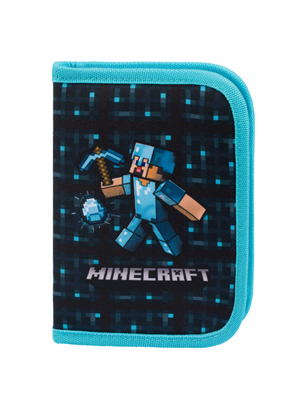BAAGL  Minecraft Blue Axe Baagl egyszintes iskolai tolltartó, kék