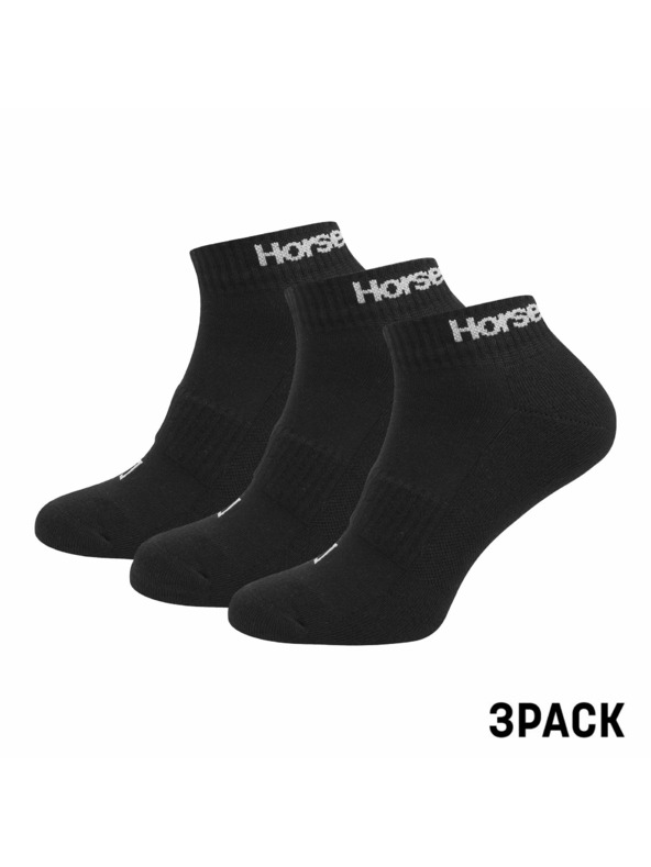 Horsefeathers Rapid Prémium 3 db-os zokni fekete HORSEFEATHERS
