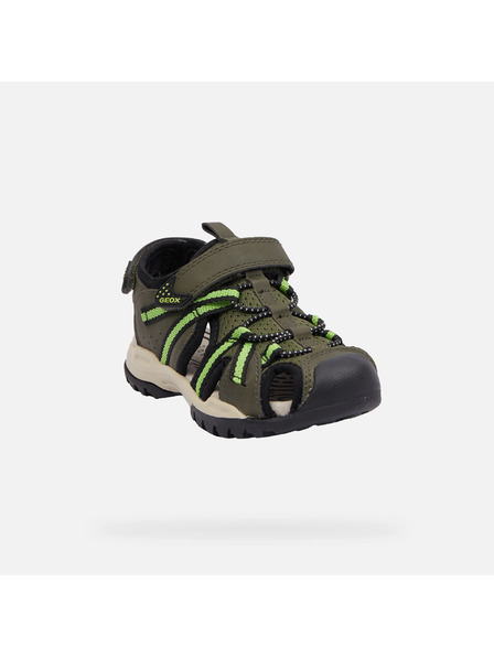 Geox Szürke fiú szandál Geox Borealis