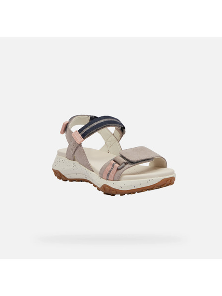 Geox Szürke női szandál Geox Sorapis + Grip