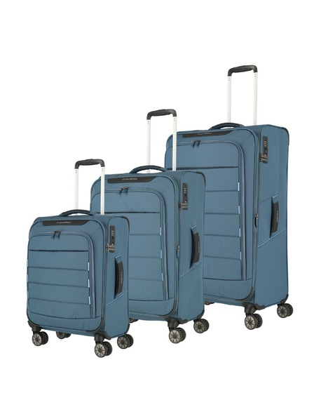 Travelite Travelite Skaii 4 kerekű utazóbőrönd szett S,M,L - kék