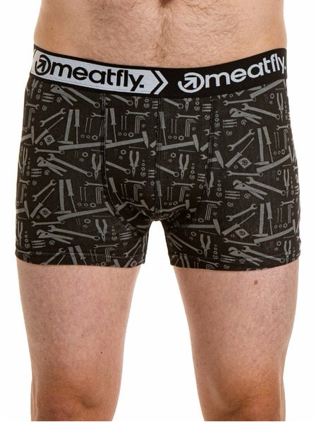 Meatfly Meatfly férfi boxeralsó Balboa Boxershorts Dupla csomag Tools | Fekete | Méret