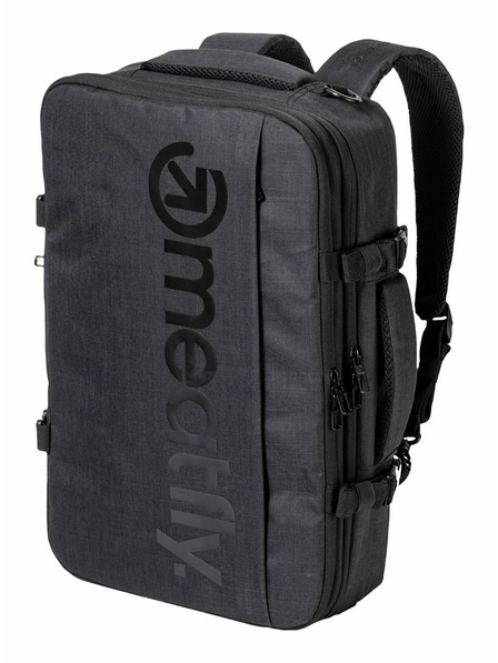 Meatfly Meatfly hátizsák Riley Charcoal Heather 28 L | Szürke | Térfogat 28 L