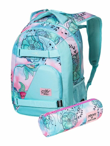 Meatfly Meatfly hátizsák Exile Mint Flowers 24 L