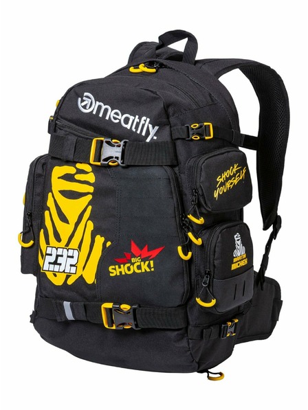 Meatfly Meatfly hátizsák Raiden Black Big Shock/Michek 28 L