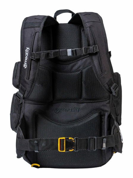 Meatfly Meatfly hátizsák Raiden Black Big Shock/Michek 28 L
