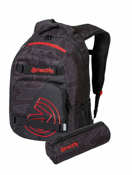 Meatfly Meatfly hátizsák Exile Morph Black 24 L | Fekete | Térfogat 24 L