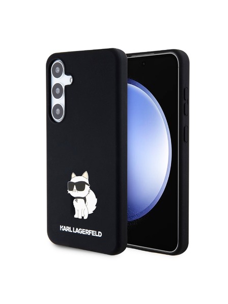 Karl Lagerfeld Karl Lagerfeld Liquid Silicone Choupette NFT Hátlap Samsung Galaxy S24+ Black