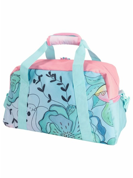 Meatfly Meatfly utazótáska X Pura Vida Mavis Menta Virágok | Kék | Térfogat 26 L