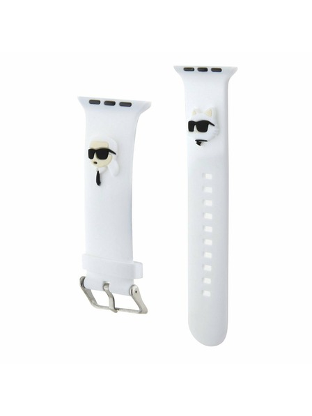 Karl Lagerfeld Karl Lagerfeld Karl és Choupette Fej NFT Szíj Apple Watch 38/40/41 Fehér