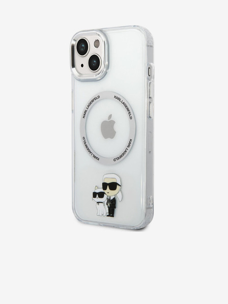 Karl Lagerfeld Karl Lagerfeld IML Karl and Choupette NFT MagSafe Hátlap iPhone 14 Átlátszó
