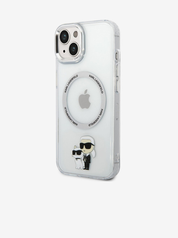 Karl Lagerfeld Karl Lagerfeld IML Karl and Choupette NFT MagSafe Hátlap iPhone 14 Átlátszó