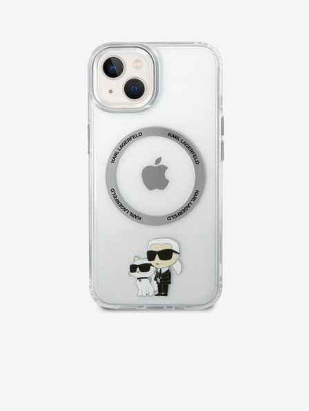 Karl Lagerfeld Karl Lagerfeld IML Karl and Choupette NFT MagSafe Hátlap iPhone 14 Átlátszó