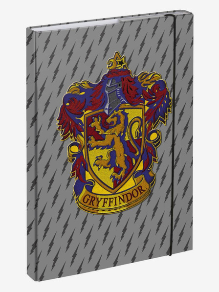BAAGL  Szürke A4 Harry Potter Griffendél címer borító Baagl