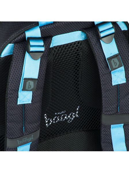 BAAGL  Fekete iskolai hátizsák Skate Bluelight Baagl