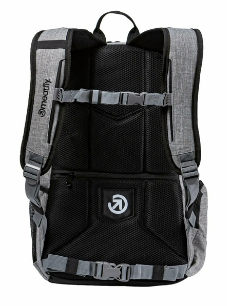 Meatfly Meatfly Basejumper hátizsák Grey Heather / Black 22 L | Fekete | Térfogat 22 L