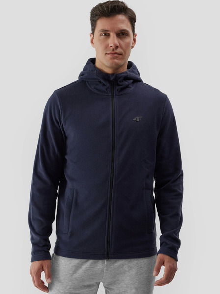 4F Férfi normál kapucnis fleece 4F