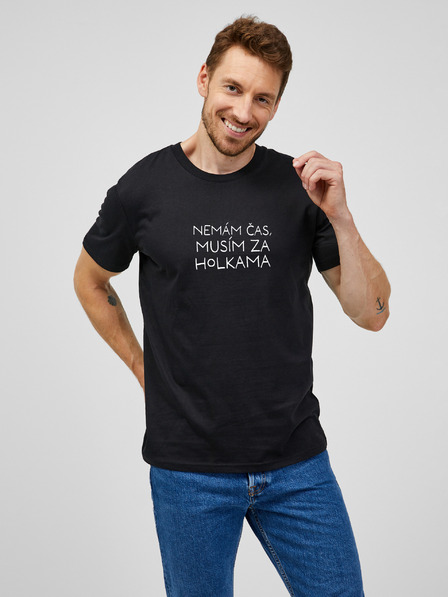 ZOOT.Original Fekete férfi póló Zoot.Original Nincs időm, látnom kell a lányaimat