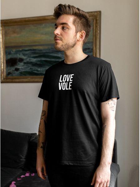 ZOOT.Original Férfi fekete póló ZOOT Original Love Vole