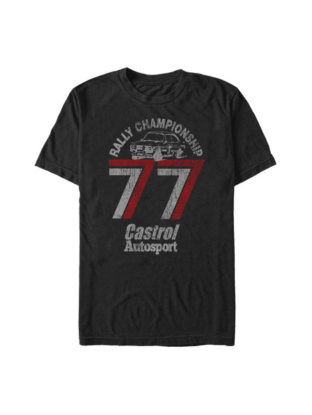 ZOOT.Fan Fekete Castrol Vintage Distressed Rally Championship póló