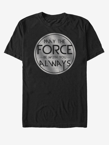 ZOOT.Fan Fekete Unisex póló ZOOT.Fan Star Wars Medallion Always
