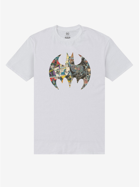 ZOOT.Fan Fehér póló Batman Batman képregény logó