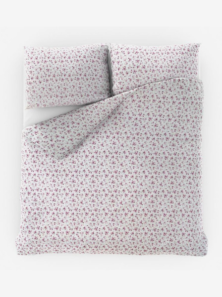Kvalitex Francia pamut ágynemű Provence Collection 220x200, 70x90cm Violeta lila Qualitex Qualitex