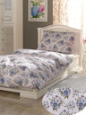 Kvalitex Francia pamut ágynemű Provence Collection 220x200, 70x90cm Elisa kék Kvalitex