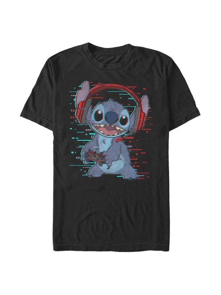 ZOOT.Fan Fekete Férfi Disney klasszikusok Stitch Games póló
