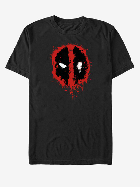 ZOOT.Fan Fekete uniszex póló Marvel Deadpool Splatter Icon
