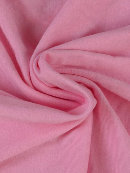 Kvalitex Jersey lepedő franciaágy 200x200cm világos rózsaszínű