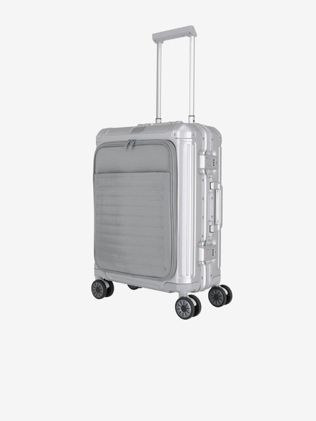 Travelite Travelite Next 4w S elülső zsebű ezüst utazótáska ezüst színben