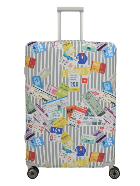 Travelite Travelite poggyászvédő huzat L méret, Jegyek minta