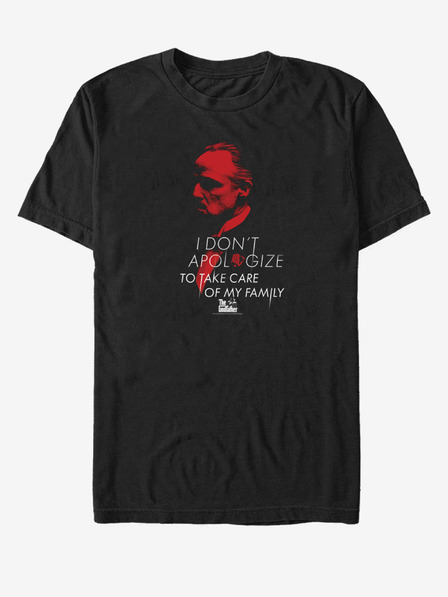 ZOOT.Fan Fekete unisex Paramount I Don't Apologize Bold póló