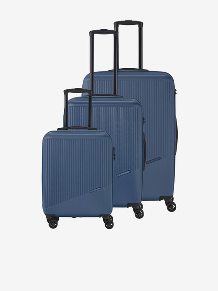 Travelite Három darabos Travelite Bali S,M,L kék utazótáska készlet Travelite Bali S,M,L kék utazótáskák