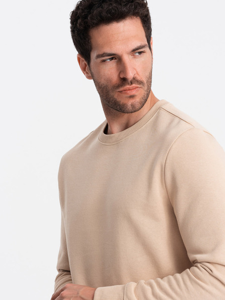 Ombre Clothing Férfi pamut BASIC pulóver Ombre Clothing