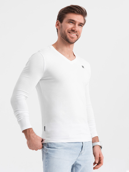 Ombre Clothing Férfi hosszú ujjú szett V-NECK - mix 2-pack V2 Z87 Ombre ruházat Z87 Ombre ruházat