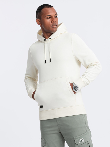 Ombre Clothing Férfi pamut kapucnis pulóver BASIC Ombre Clothing