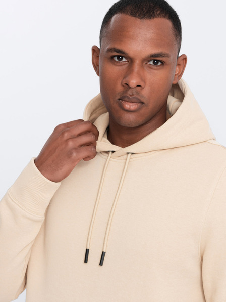 Ombre Clothing Férfi pamut kapucnis pulóver BASIC Ombre Clothing