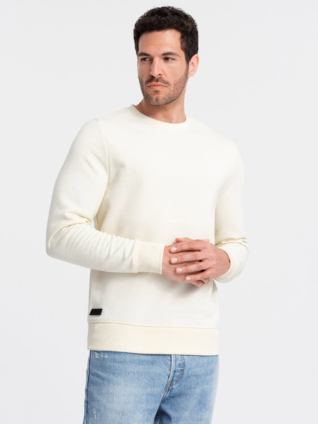 Ombre Clothing Férfi pamut BASIC pulóver Ombre Clothing