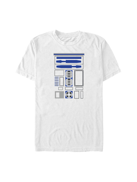 ZOOT.Fan Fehér férfi Star Wars R2 egyenruhás póló
